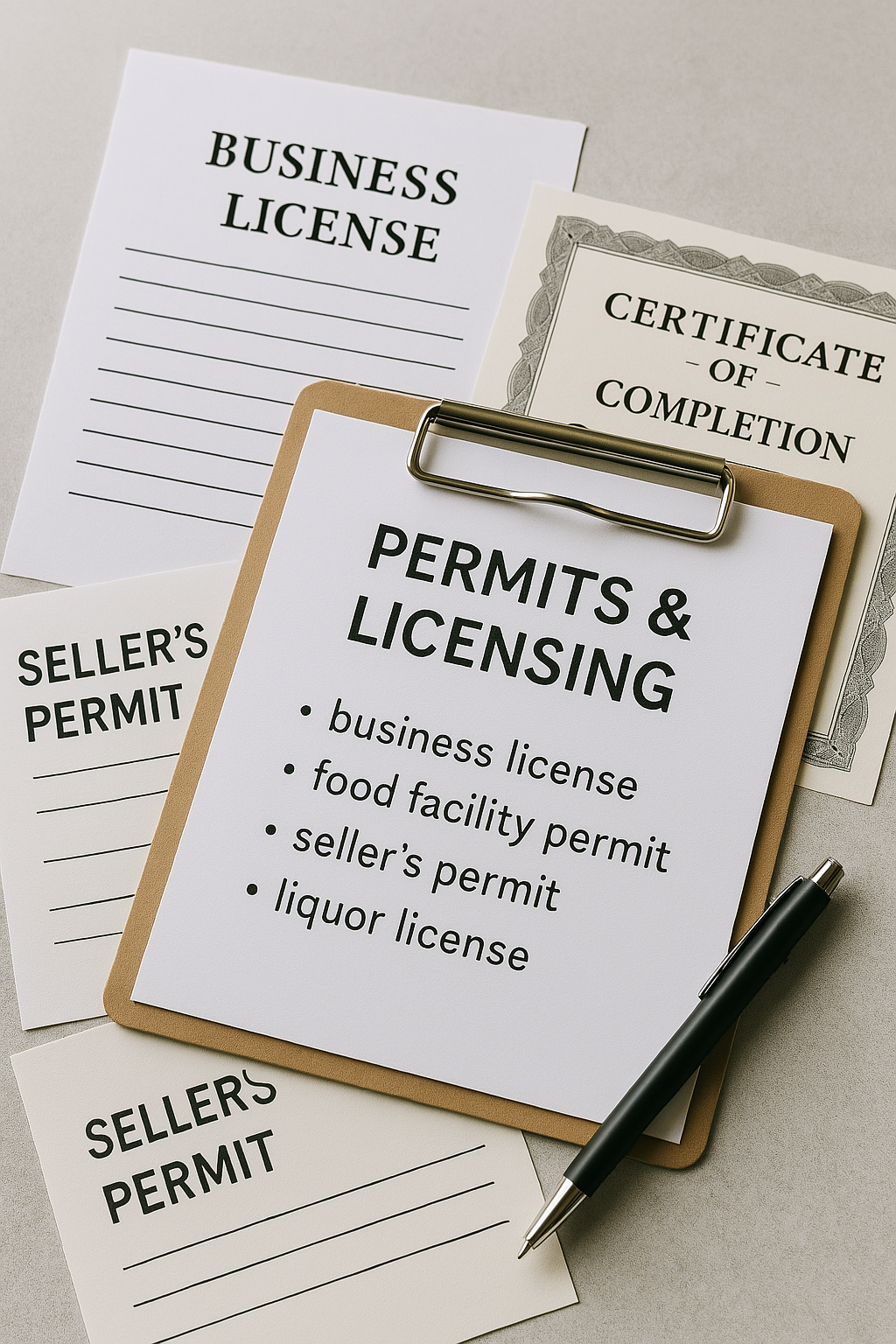 California restaurant permits and licensing